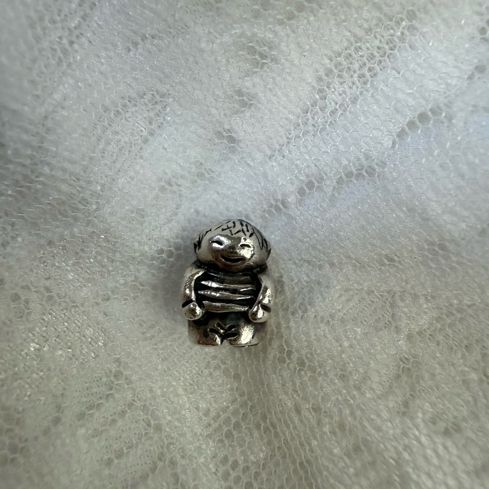 Pandora Silver Boy Charm Bracelet Accessory
